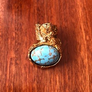 YVES SAINT LAURENT - Arty ring (Size 4/5)